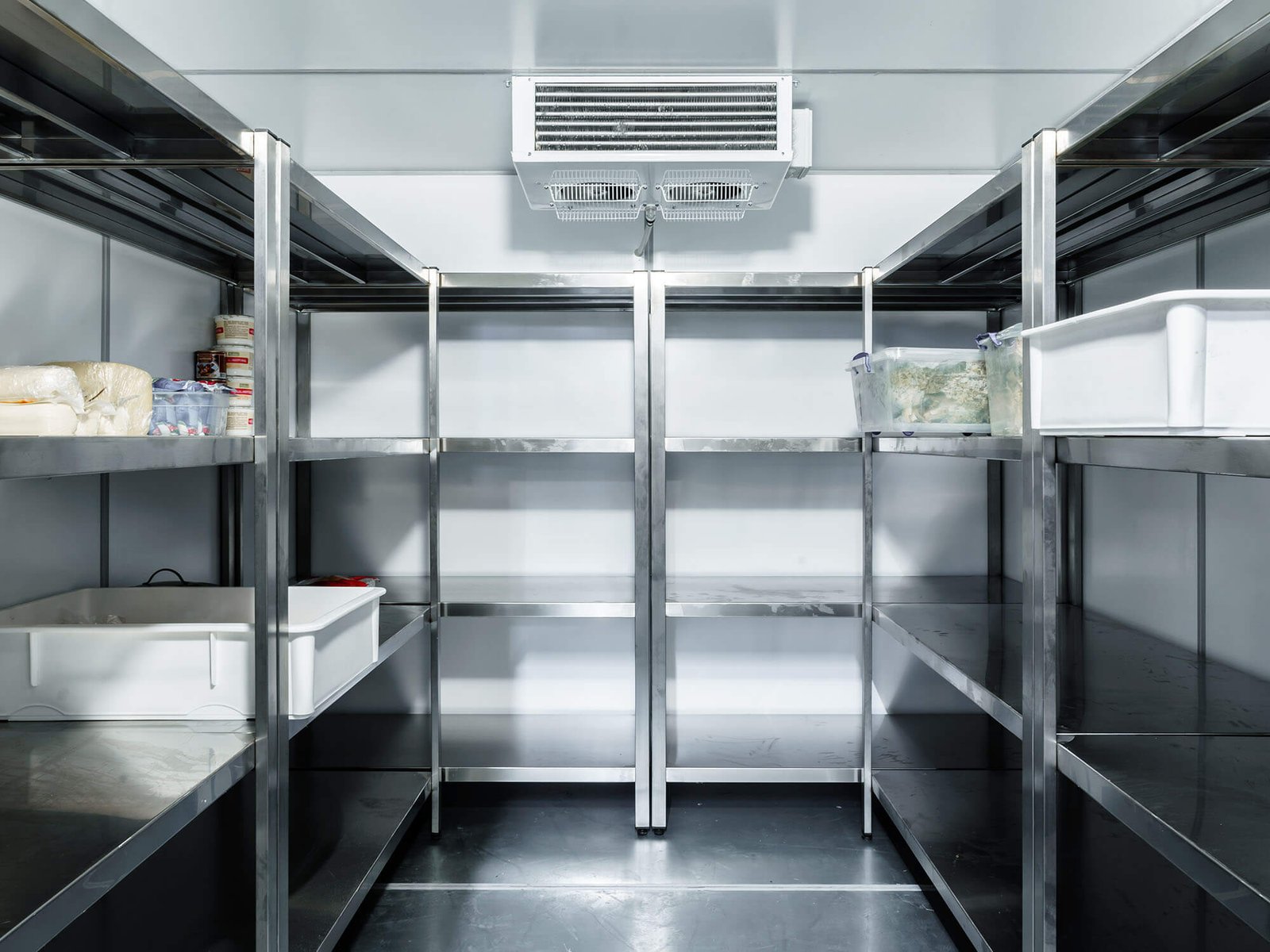 refrigerator-empty-chamber-with-steel-shelves